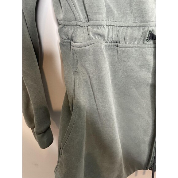 Lululemon Jacket Womens 4 Green Softstreme Cinch Waist Belt Full Zip Athletic - Picture 4 of 8